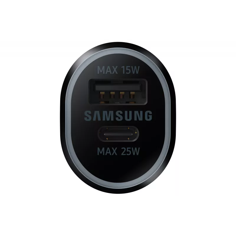 Automobilinis kroviklis Samsung EP-L4020 40W (12V įvadas) USB-C 25W+15W juodas išmaniesiems telefonams