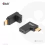 USB-C Gen2 kampinis adapterių rinkinys 2 vnt. CLUB3D CAC-1528 – USB-C į USB-C, palaiko 4K@120Hz