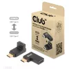 USB-C Gen2 kampinis adapterių rinkinys 2 vnt. CLUB3D CAC-1528 – USB-C į USB-C, palaiko 4K@120Hz