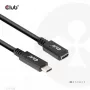 CLUB3D USB Gen1 tipo C ilginimo kabelis 5Gbps 60W(20V/3A) 4K60Hz M/F 2m