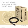 CLUB3D USB Gen1 tipo C ilginimo kabelis 5Gbps 60W(20V/3A) 4K60Hz M/F 2m
