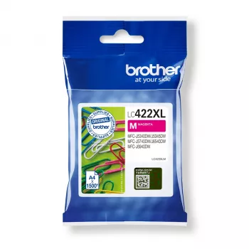 Brother LC422XLM rašalo kasetė 1 vnt. Originali Purpurinė
