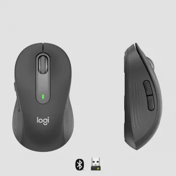 LOGITECH Signature M650 L belaidė pelė – didelėms rankoms, dešinei rankai, grafitas