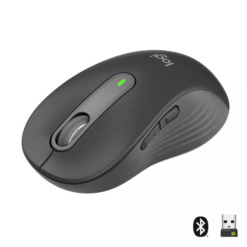 LOGITECH Signature M650 L belaidė pelė – didelėms rankoms, dešinei rankai, grafitas
