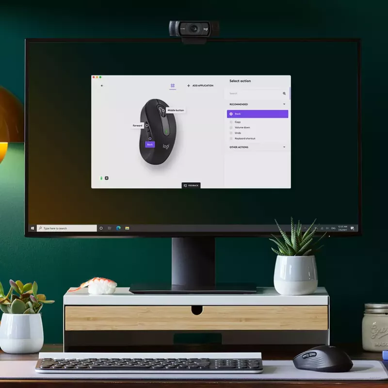 LOGITECH Signature M650 L belaidė pelė – didelėms rankoms, dešinei rankai, grafitas