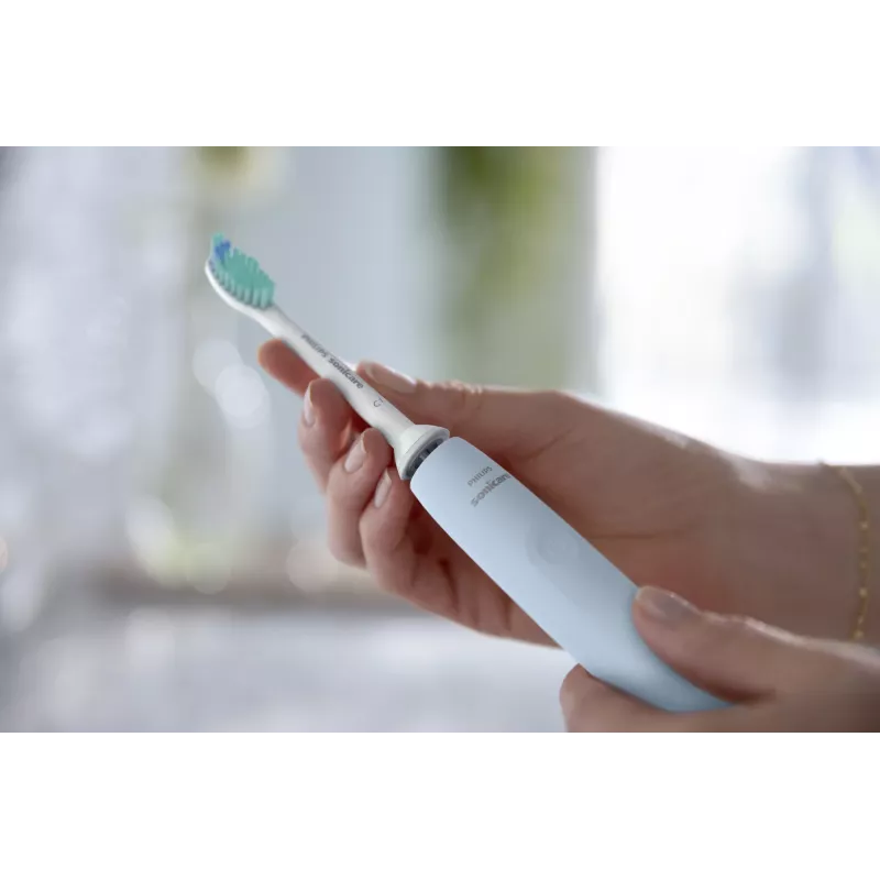Philips Sonicare HX3651/12 elektrinis dantų šepetėlis su minkštu režimu, baltas/mėlynas