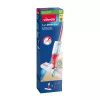 Valymo šluota VILEDA Spray Max Microfibre Dry & Wet, plastikinė galvutė, 0,6 L vandens bakelis, antibakterinė, balta/raudona
