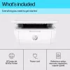 Daugiafunkcinis lazerinis spausdintuvas HP LaserJet MFP M140w — nespalvotas, 20 ppm, 600×600 DPI, A4, Wi‑Fi, Ethernet, baltas