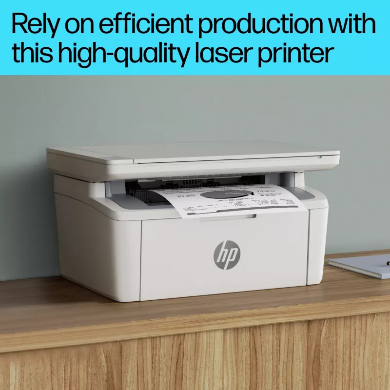 Daugiafunkcinis lazerinis spausdintuvas HP LaserJet MFP M140w — nespalvotas, 20 ppm, 600×600 DPI, A4, Wi‑Fi, Ethernet, baltas