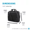 Dėklas nešiojamam kompiuteriui HP Professional 15,6 col. portfelis monochromatinis
