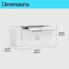 HP LaserJet M110w spausdintuvas, lazerinis, 600 x 600 DPI, A4, 20 ppm, belaidis, baltas