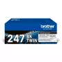 Tonerių rinkinys Brother TN247BK TWIN – 3000 puslapių – Juoda