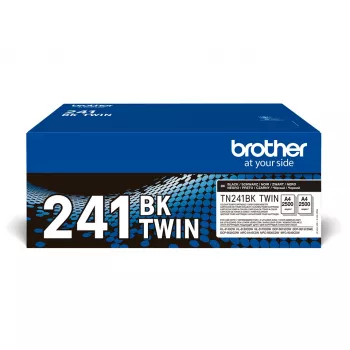 Tonerių rinkinys Brother TN241BK – 2 vnt. – juoda – 2000 puslapių kiekvienas
