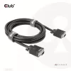 VGA kabelis 3m 28AWG CLUB3D CAC-1703