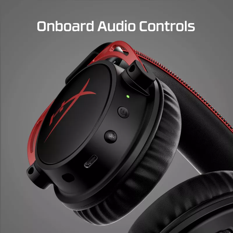 HyperX Cloud Alpha – Žaidimų ausinės (Juoda-Raudona)