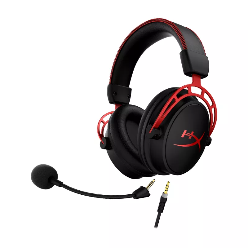 HyperX Cloud Alpha – Žaidimų ausinės (Juoda-Raudona)