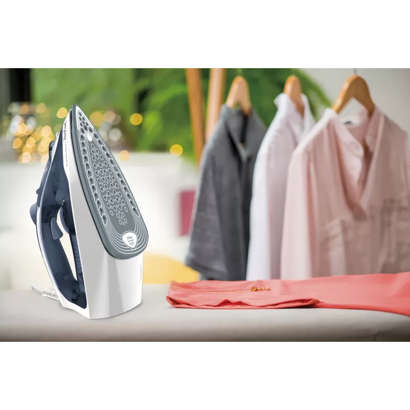 Tefal Express Steam FV2837 sausas ir garinis lygintuvas, Cerilium padas, 2400 W, mėlyna, pilka, balta