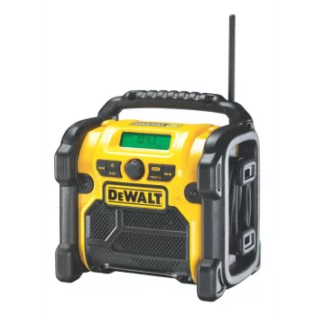 DEWALT DCR020-QW Belaidis Ličio jonų DAB+/FM kompaktinis radijas (be akumuliatoriaus)