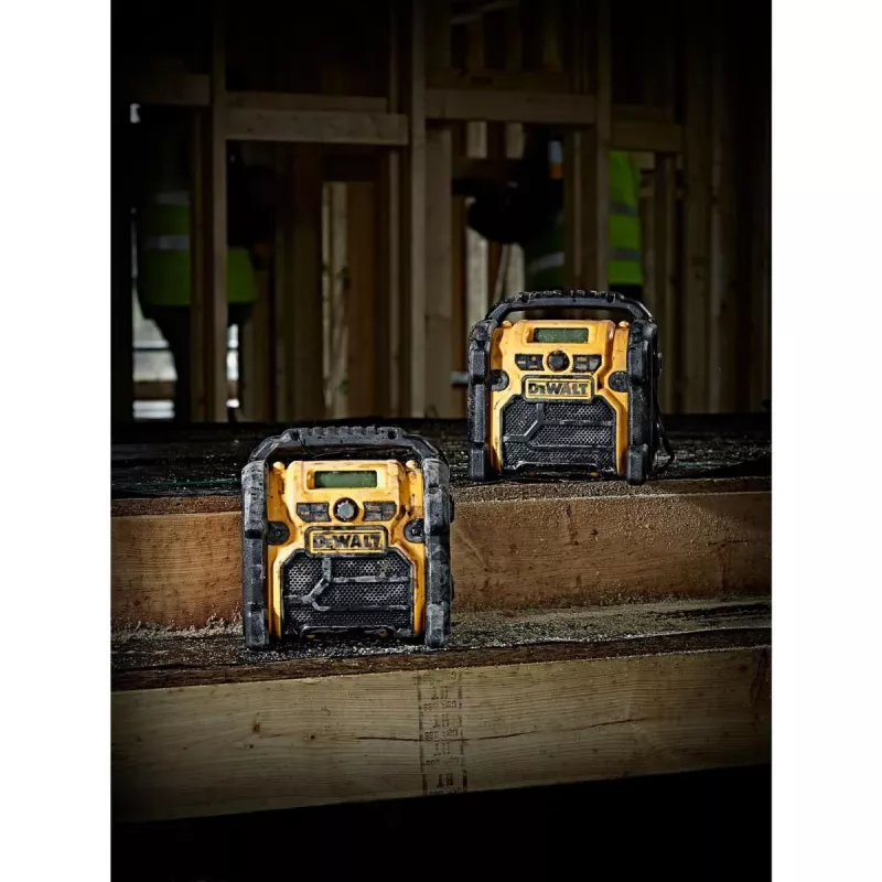 DEWALT DCR020-QW Belaidis Ličio jonų DAB+/FM kompaktinis radijas (be akumuliatoriaus)