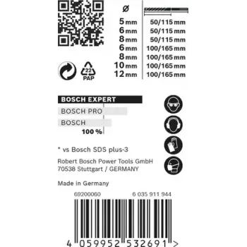 Bosch Expert 2 608 900 195 gręžtuvų rinkinys 7 vnt
