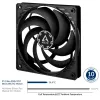 ARCTIC P12 Slim PWM PST slėgiui optimizuotas 120 mm PWM ventiliatorius su integruotu Y laidu
