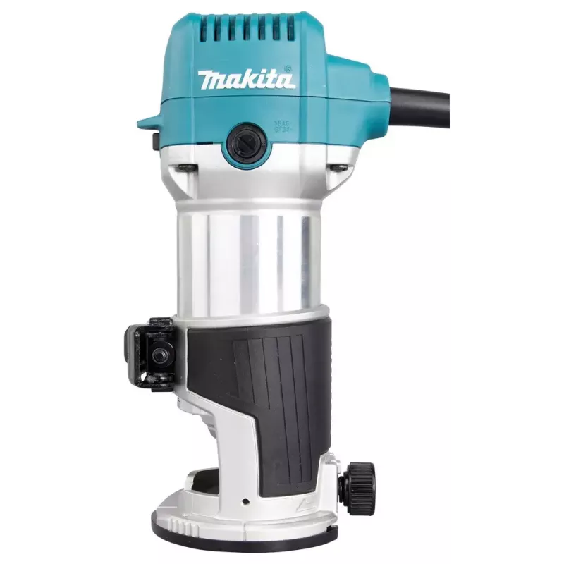 Maršrutizatorius Makita RT0702CX2J — 710 W, 10 000–34 000 aps./min., 8 mm įvorė, 0–40 mm gylis, 1,8 kg