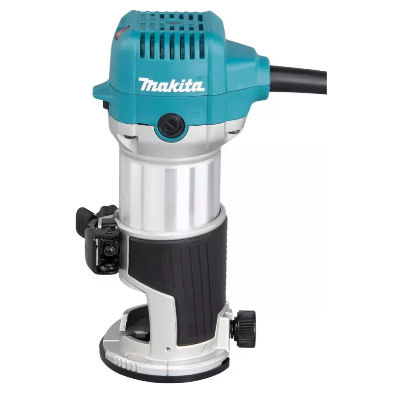 Maršrutizatorius Makita RT0702CX2J — 710 W, 10 000–34 000 aps./min., 8 mm įvorė, 0–40 mm gylis, 1,8 kg