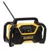 Nešiojamas radijas DeWALT DCR029-QW DAB FM, AC/DC maitinimas, Bluetooth, USB įkrovimas, ekranas, juoda/geltona