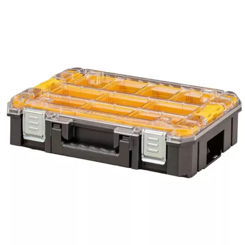 Įrankių dėklas DeWalt DWST82968-1, polikarbonatas, 7,8 l, užrakinamas, vandeniui atsparus, juodas