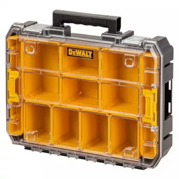 Įrankių dėklas DeWalt DWST82968-1, polikarbonatas, 7,8 l, užrakinamas, vandeniui atsparus, juodas