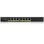 Zyxel GS1915-8EP Valdomas L2 Gigabit Ethernet (10/100/1000) Power over Ethernet (PoE) jungiklis juodas