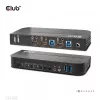 KVM jungiklis CLUB3D CSV-1382 Dual HDMI 4K 60Hz USB