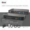 KVM jungiklis CLUB3D CSV-1382 Dual HDMI 4K 60Hz USB
