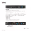 KVM jungiklis CLUB3D CSV-1382 Dual HDMI 4K 60Hz USB