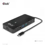CLUB3D CSV-1595 7-in-1 Type-C stotelė su 2x HDMI, 2x USB Gen1 Type-A, 1x RJ45, 1x 3.5mm garsu, 1x USB Gen1 Type-C 100W PD