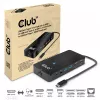 CLUB3D CSV-1595 7-in-1 Type-C stotelė su 2x HDMI, 2x USB Gen1 Type-A, 1x RJ45, 1x 3.5mm garsu, 1x USB Gen1 Type-C 100W PD