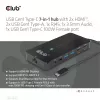CLUB3D CSV-1595 7-in-1 Type-C stotelė su 2x HDMI, 2x USB Gen1 Type-A, 1x RJ45, 1x 3.5mm garsu, 1x USB Gen1 Type-C 100W PD
