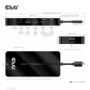 CLUB3D CSV-1595 7-in-1 Type-C stotelė su 2x HDMI, 2x USB Gen1 Type-A, 1x RJ45, 1x 3.5mm garsu, 1x USB Gen1 Type-C 100W PD
