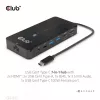 CLUB3D CSV-1595 7-in-1 Type-C stotelė su 2x HDMI, 2x USB Gen1 Type-A, 1x RJ45, 1x 3.5mm garsu, 1x USB Gen1 Type-C 100W PD