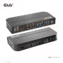 CLUB3D CSV-7210 DisplayPort/HDMI KVM jungiklis dviems kompiuteriams, 4K 60Hz