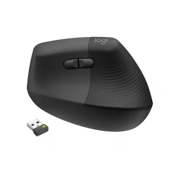 LOGITECH Lift For Business belaidė vertikali pelė dešinei rankai, grafito/juoda