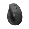 LOGITECH Lift For Business belaidė vertikali pelė dešinei rankai, grafito/juoda