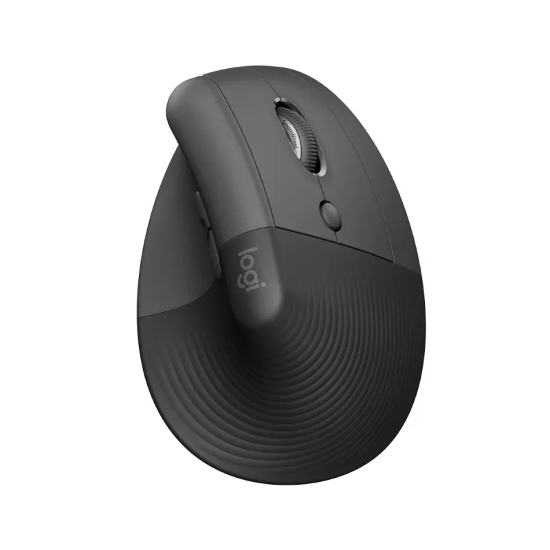 LOGITECH Lift For Business belaidė vertikali pelė dešinei rankai, grafito/juoda