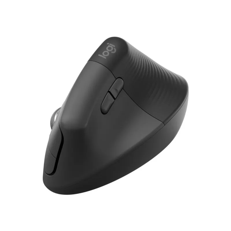 LOGITECH Lift For Business belaidė vertikali pelė dešinei rankai, grafito/juoda