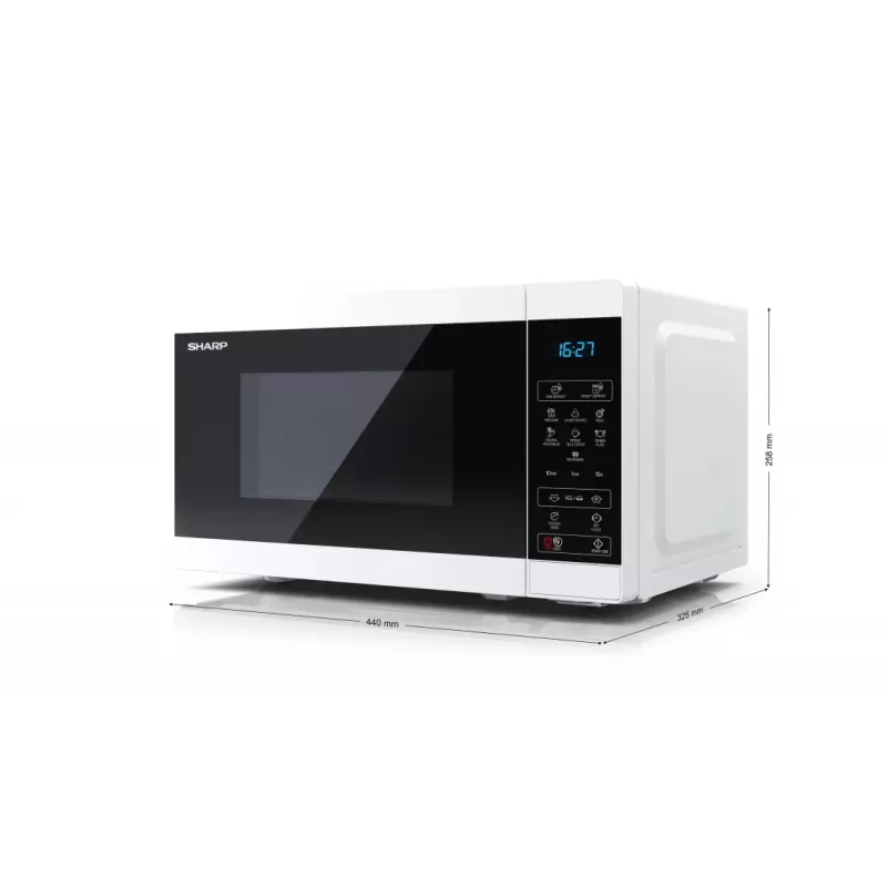 Sharp YC-MS02E-W mikrobangų krosnelė Solo 20 L 800 W balta