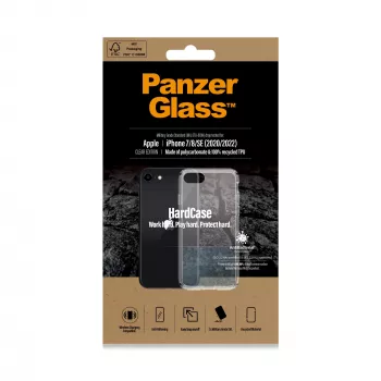 PanzerGlass® HardCase iPhone SE (2020/2022) | 7 | 8, Dėklas, Apple, Apple – iPhone SE 2022, Apple – iPhone SE 2020, Skaidrus