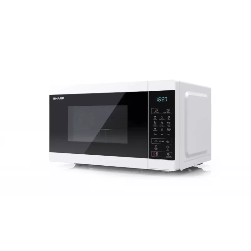Mikrobangų krosnelė Sharp YC-MG02E-W mėlyna, balta, 20 L, 800 W