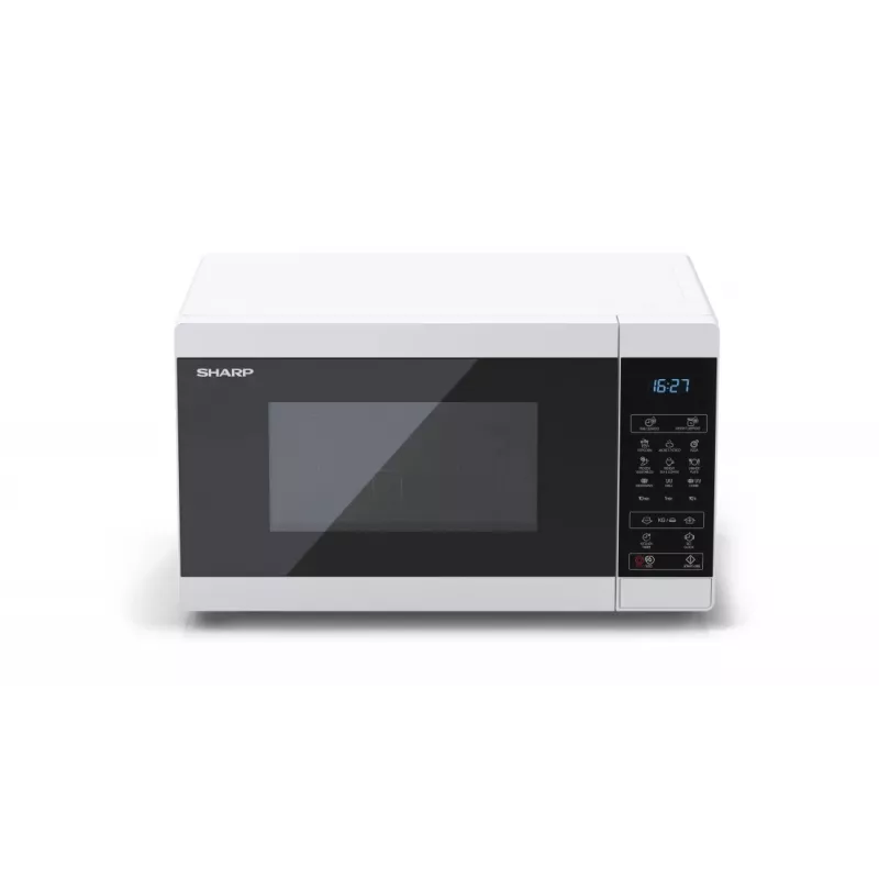 Mikrobangų krosnelė Sharp YC-MG02E-W mėlyna, balta, 20 L, 800 W