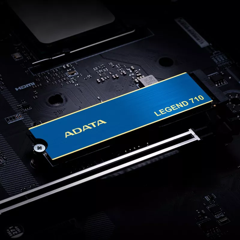 SSD M.2 ADATA LEGEND 710 512GB NVMe PCIe 3.0 x4, 2400/1000 MB/s, 3D NAND, AES-256, TBW 130