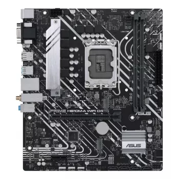 Motininė plokštė ASUS PRIME H610M-A WIFI D4 — Intel H610, LGA1700, micro ATX, DDR4, 2x DIMM, Wi‑Fi 5, Bluetooth 5.0, 2x M.2, HDMI 2.1, DP 1.4
